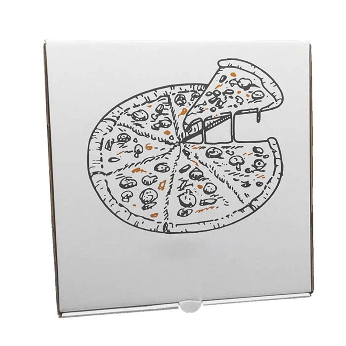 Food Grade Custom Logo Corrugated Luxury Pizza Box